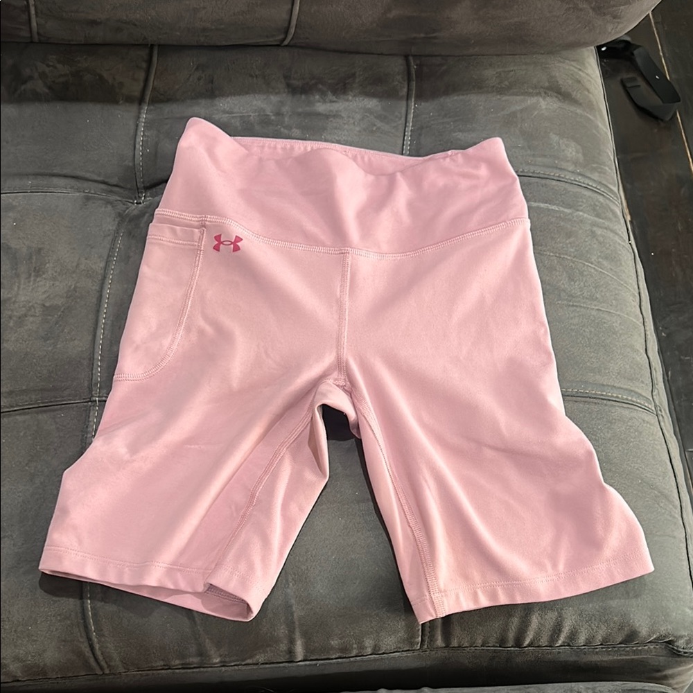 Under Armour Pink Biker Shorts